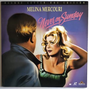 Nunca en domingo (1960) - Disco láser / Edición Deluxe Letter-Box / Sonido digital / Transferencia de video digital / Melina Mercouri / *COMO NUEVO*