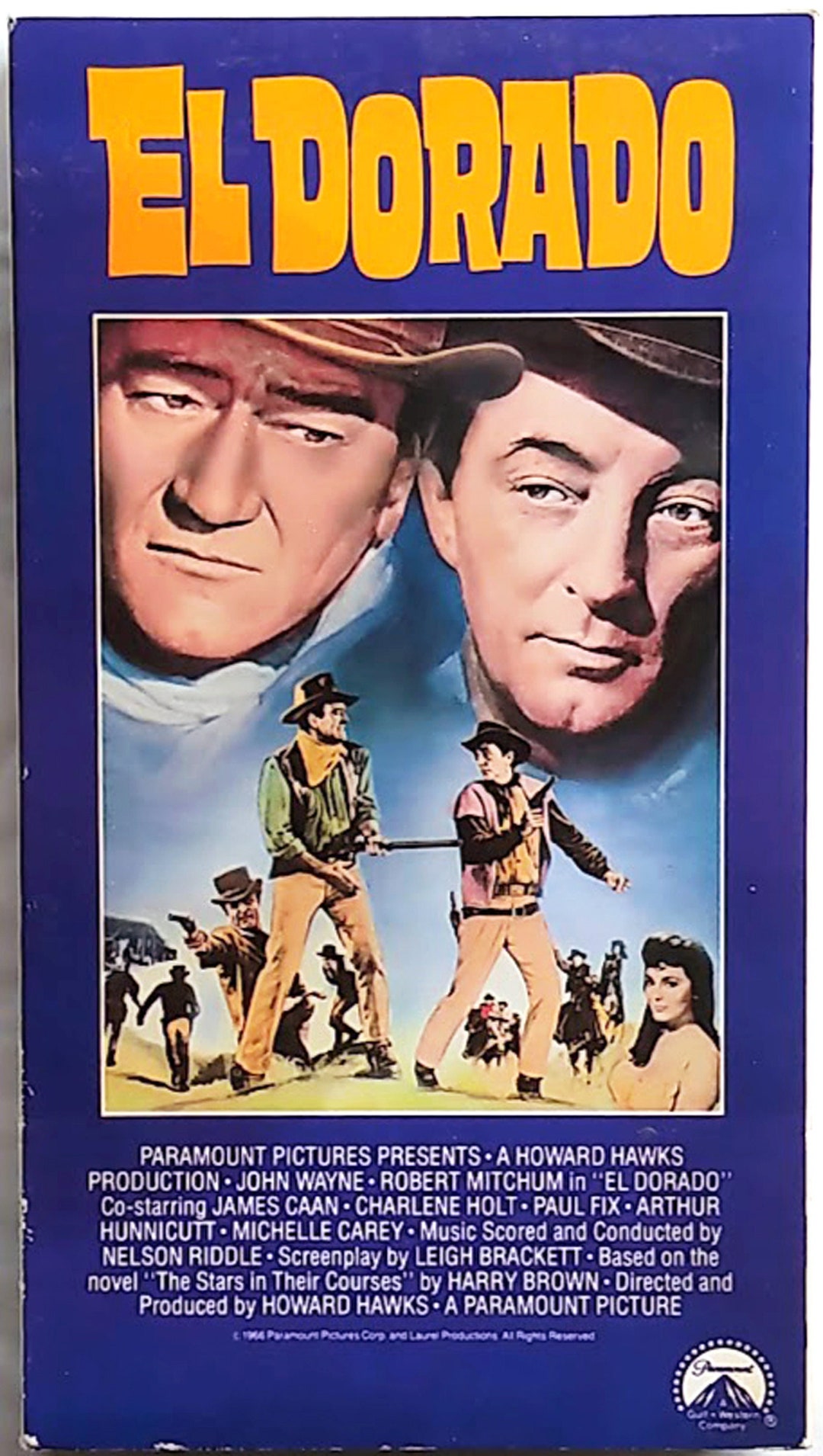 El Dorado 1966 Film Paramount 1989 VHS Release/ ISBN 0792110188
