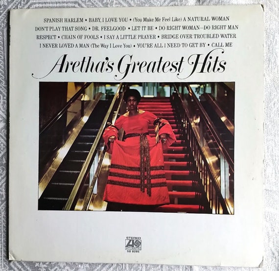 Aretha Franklin  Aretha's Greatest Hits / Vinyl LP/ **original 1971  Atlantic Records US Release / 3rd Compilation Album/ Vintage / *SUPERB* -  Etsy