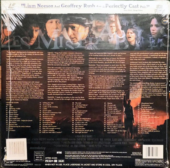 RARE -NEW* Factory Sealed- Les Miserables (1998) With Liam Neeson