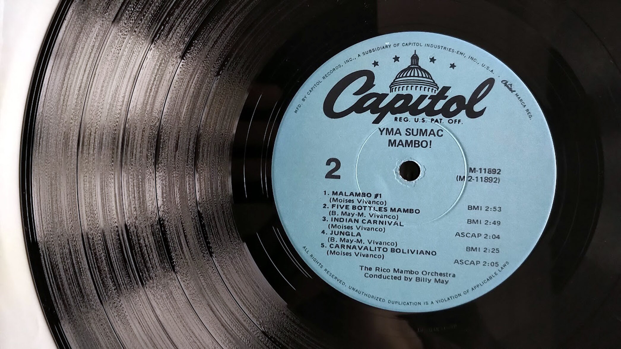 Yma Sumac – Mambo! / ビニール LP / **1987 Capitol Records M