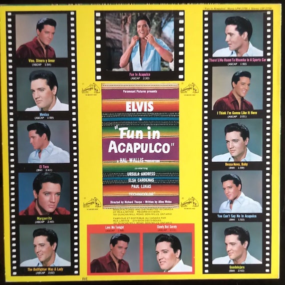 Elvis Presley Fun in Acapulco UK英盤Mono深溝 Elvis – Fun In Acapulco – 2 x Vinyl (LP, Album + 3 more