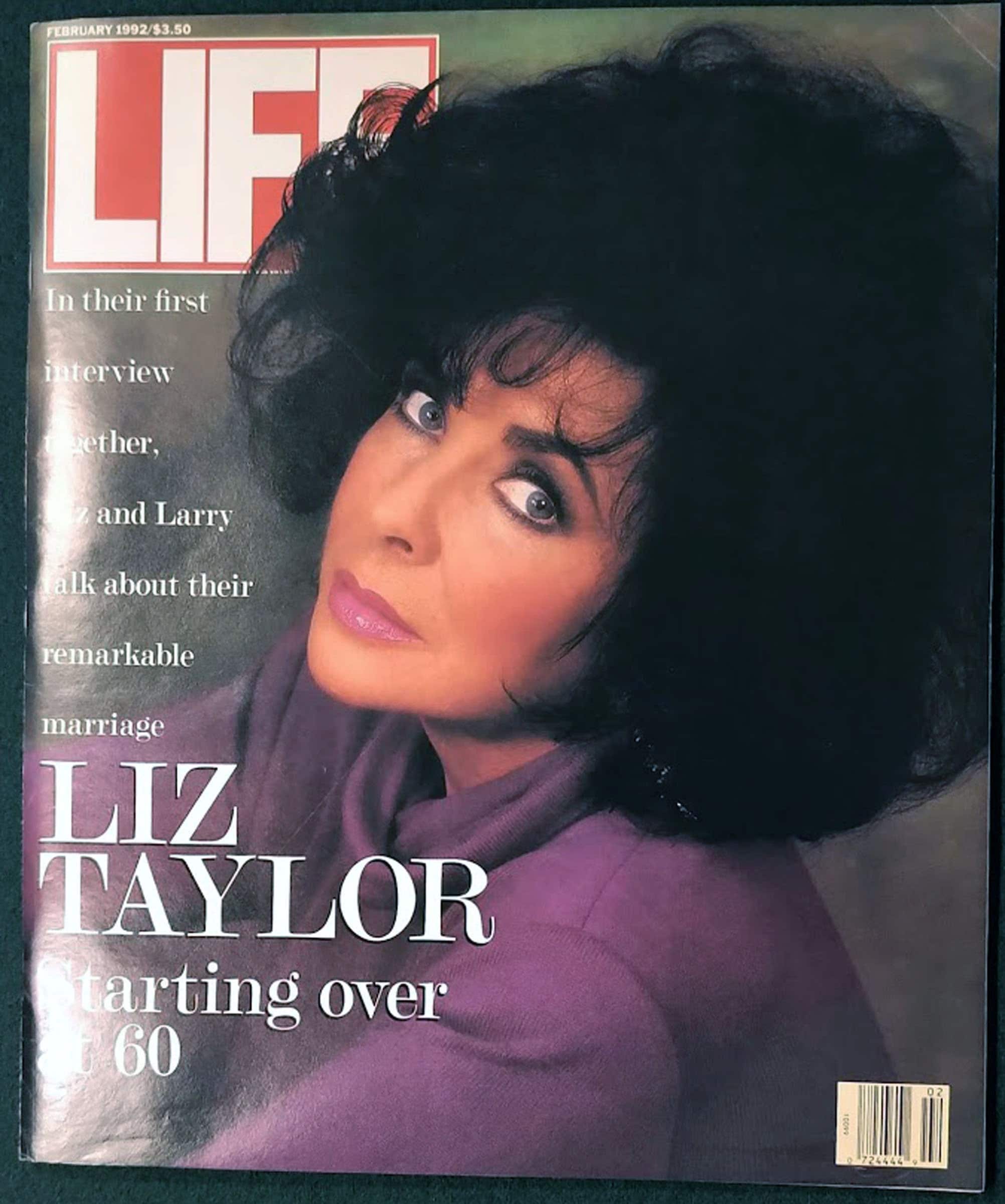 1992 LIFE Magazine Original - February / Cover: Elizabeth Taylor