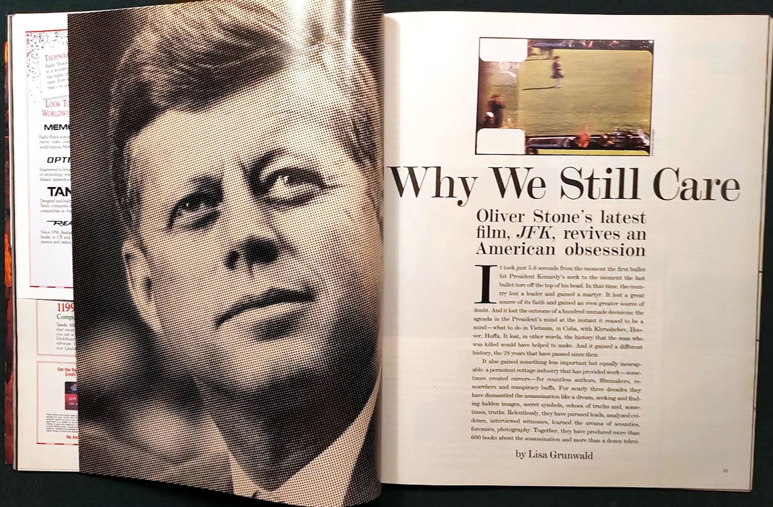 1991 LIFE Magazine - December/ Original / Cover: JFK