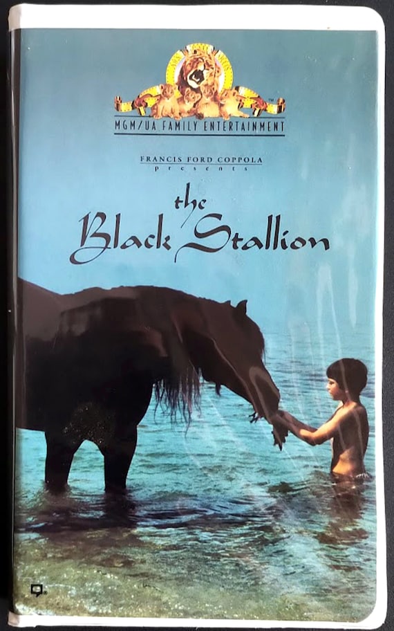 The Black Stallion (1979) - VHS / White Clamshell Case / Family
