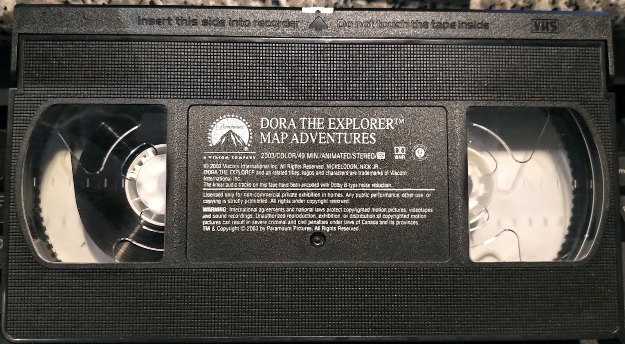 Dora the Explorer Map Adventures / VHS / Hifi Stereo / Dolby / 2