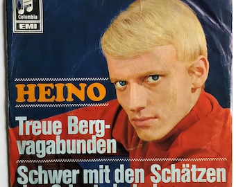 Heino - Treue Bergvagabunden / Schwer Mit Den Schätzen Des Orients Beladen / Vinyl- 7" 45 RPM Record / *1969 Columbia Single/ Picture Sleeve