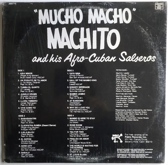 Machito and His Afro-cuban Salseros* – Mucho Macho / Vinyl