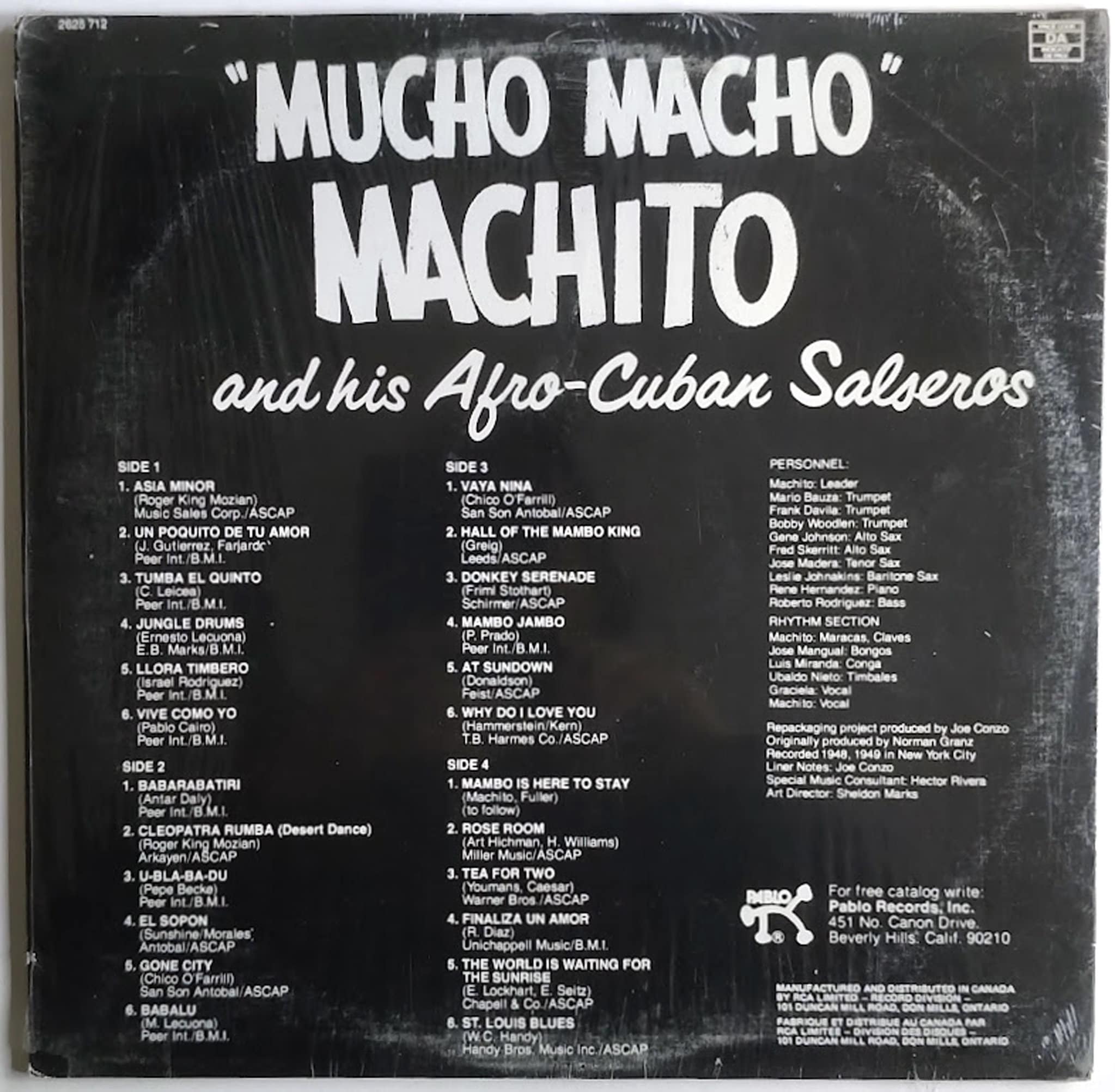 Machito and His Afro-cuban Salseros* – Mucho Macho / Vinyl