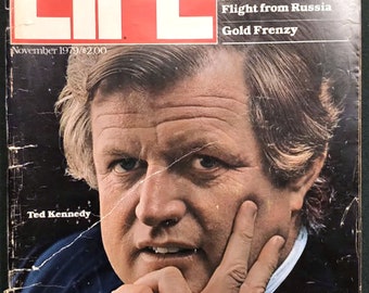 1979 LIFE Magazine - November / Original / Cover: Ted Kennedy / Vintage / Collectible / Jane Fonda / Bob Fosse / Barbie