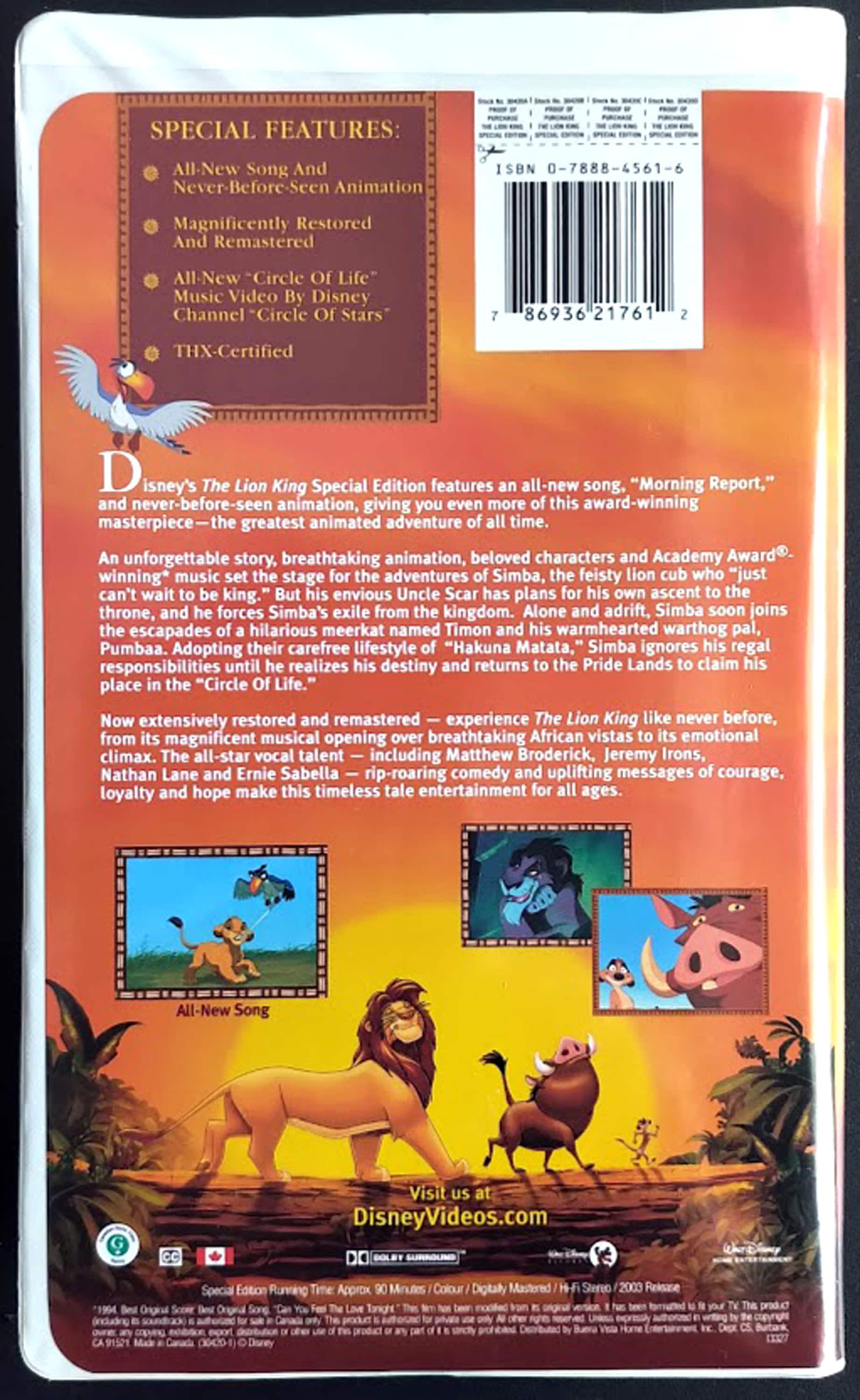 the lion king special edition