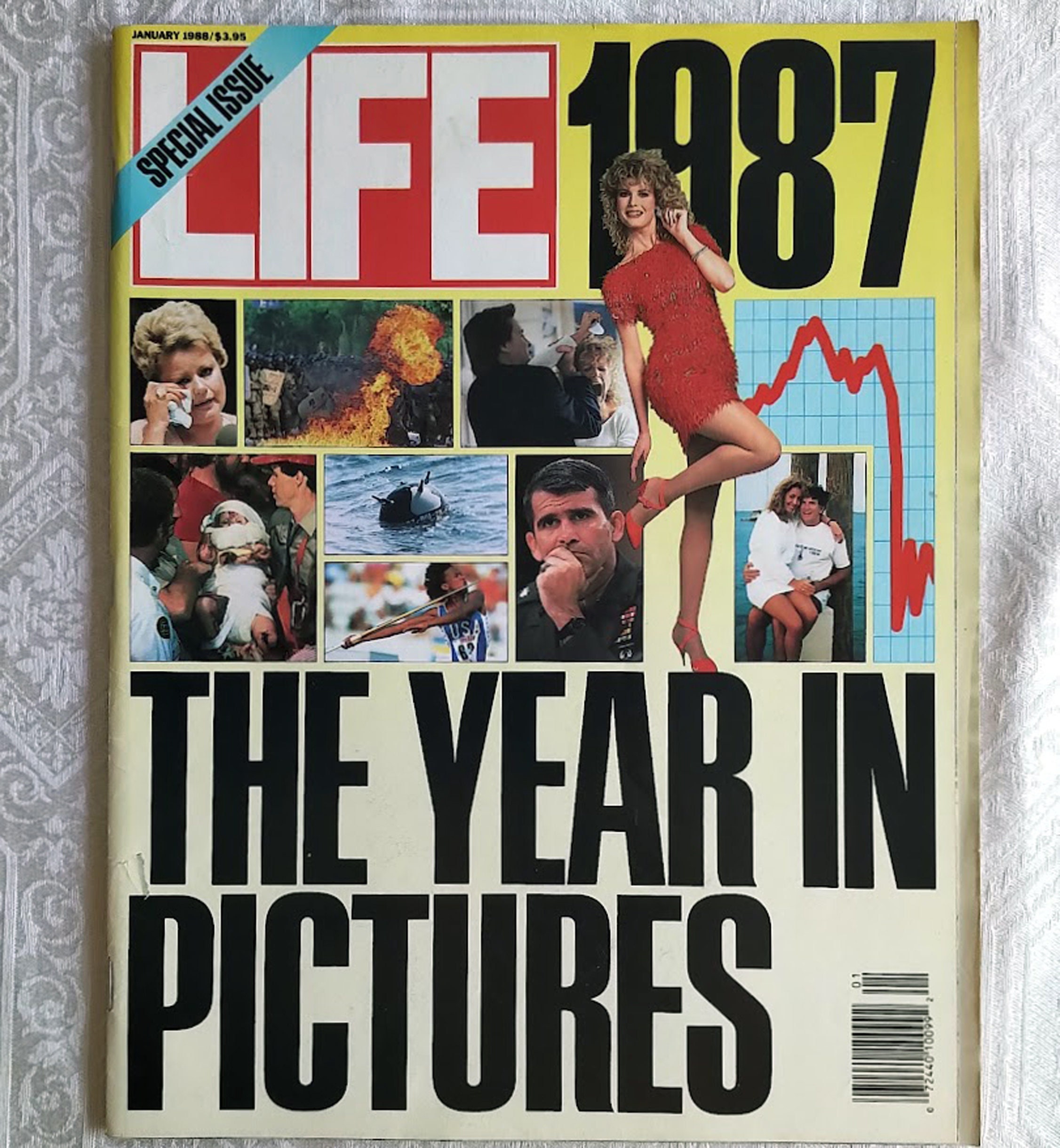 LIFE Magazine January 1988 Special Issue 1987 the Year in