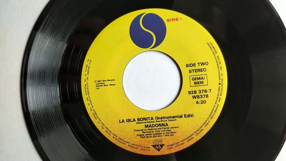 マドンナ – La Isla Bonita / ビニール - 7インチ-45回転レコード