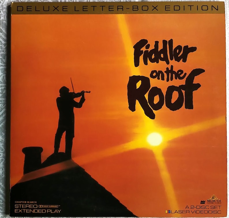 Fiddler on the Roof (1971) - Laser Disc X 2 / Deluxe Letter-box Edition ...