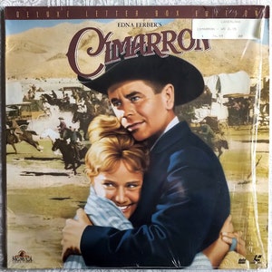 Cimarron (1960) - Laserdisc / Luxe brievenbuseditie / Stereo/ Digital Transfer/ Glenn Ford / Maria Schell / Epic Western Drama/*MINT*