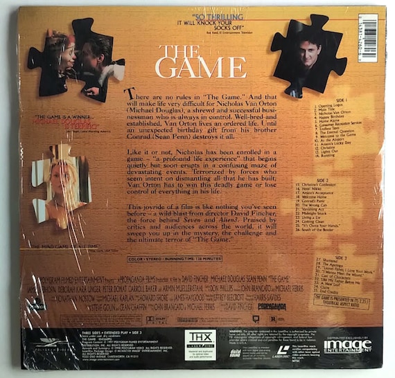 The Game (1997) - Laser Disc X 2/ Widescreen Edition - 2.35:1