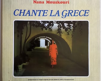 Rare Issue* Nana Mouskouri – Chante La Grece / Vinyl LP/ Original 1972 Fontana Release/ Gatefold/ Blue Label/ Live L&#39;Olympia Paris/ NEW-LIKE