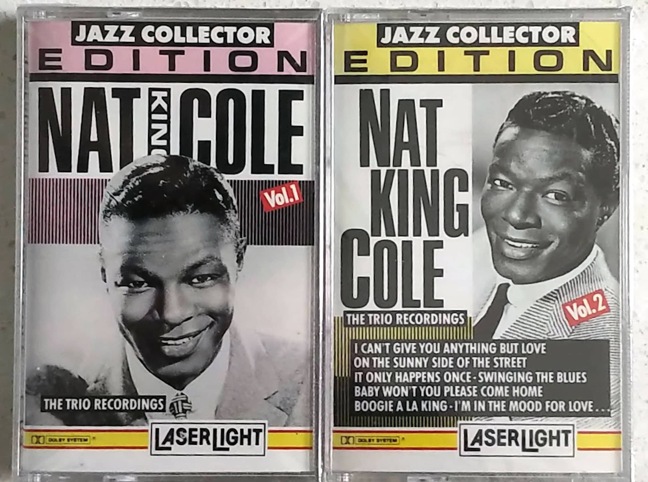 NEW*- Factory Sealed - Nat King Cole: The Trio Recordings Vol. 1 & 2 - Audio Cassettes x 2 / Jazz Collector Edition / Dolby / RARE* VINTAGE*