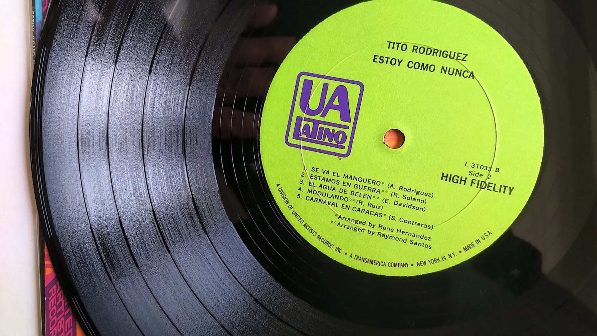 Tito Rodriguez – Estoy Como Nunca / Vinyl LP/ *original 1968 Ua_latino US  1st High Fidelity Mono Release/ Original Ua_inner Sleeve/ NEW_LIKE - Etsy