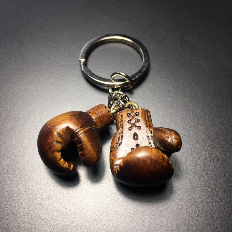 Boxing Gloves,boxing Gloves Keychain,boxing Glove,boxing Gifts,wooden ...