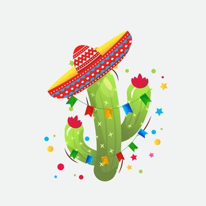 Festive Cactus cookie cutter, Cactus Cookie Cutter, Cinco De Mayo Custom Cookie Cutters, PLA Cookie Cutters, Clean cutting Edges