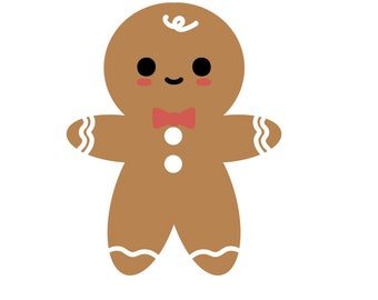 Gingerbread Man Cookie Cutter, Holiday Cookie Cutter, Custom Cookie Cutter, PLA Cookie Cutter, Clean cutting Edges