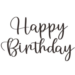 Happy Birthday plaque cookie cutter, Custom Cookie Cutters, PLA Cookie Cutters, Clean cutting Edges