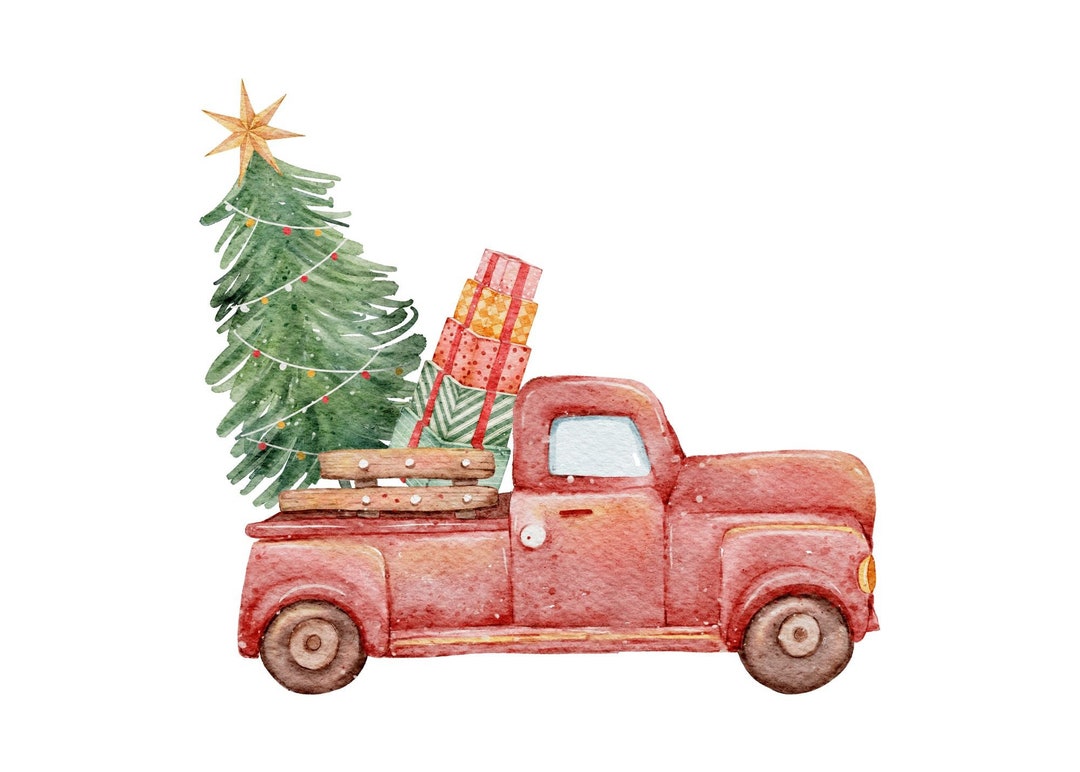 Christmas Truck Cookie Cutter Truck With Tree Cookie Cutter Etsy