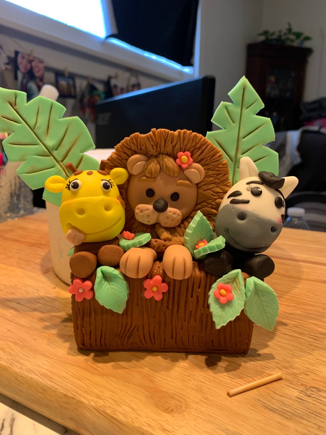 Baby Safari Animal Cake Topper Etsy Australia