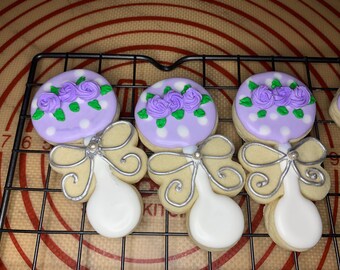 Baby rattle cookie cutter, Baby Shower Cookie Cutters, Baby shower Cookies, Custom Cookie Cutters, PLA Cookie Cutters, Clean cutting Edges