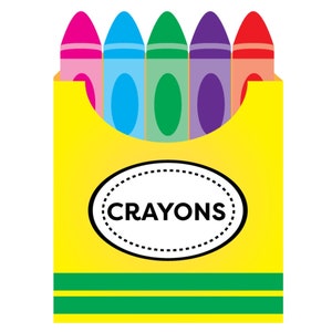 Crayons cookie cutter, Custom Cookie Cutters, PLA Cookie Cutters, Clean cutting Edges