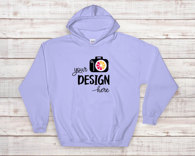 Download Gildan Hooded Sweatshirt Brand Black Hoodie Mockup T-Shirt | Etsy