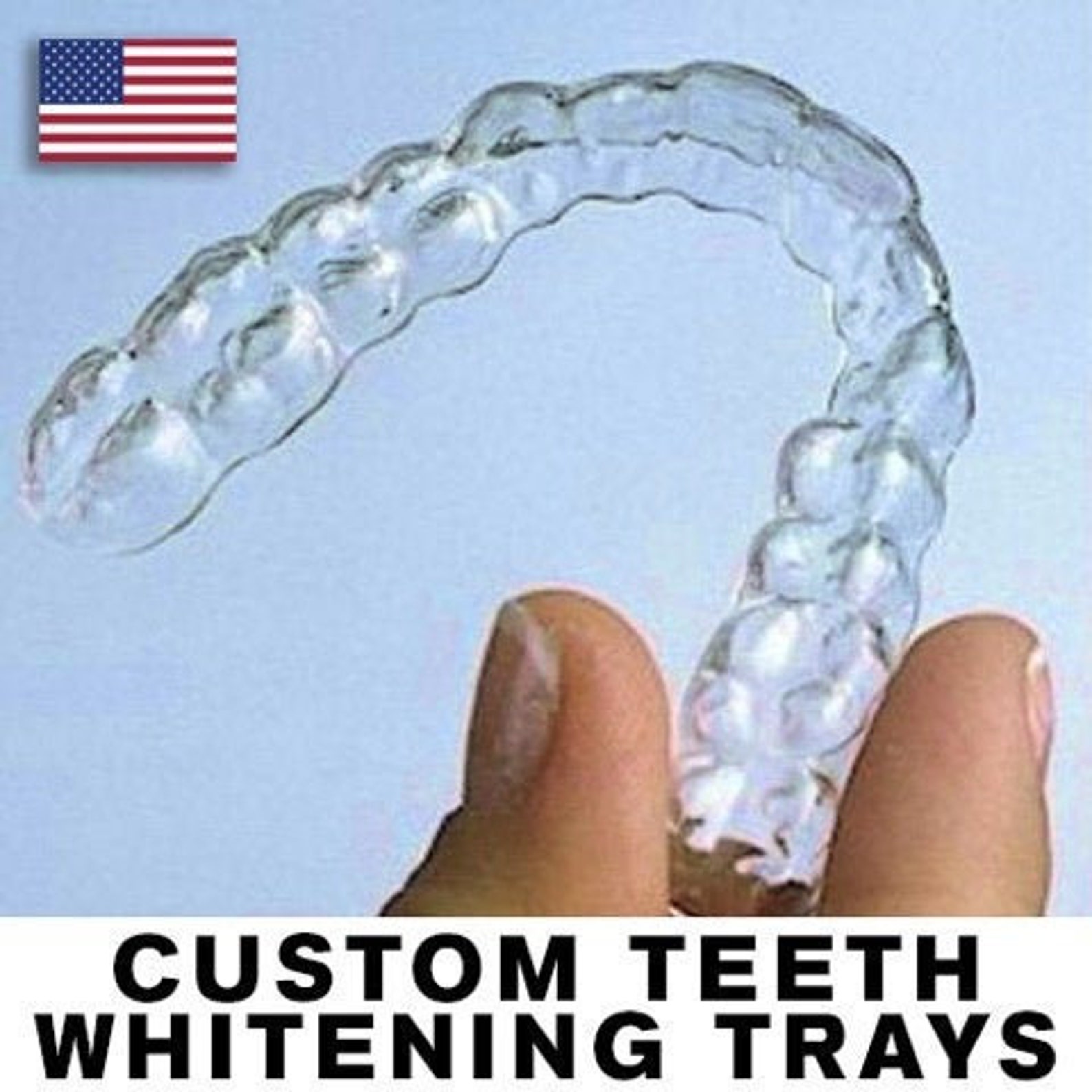 Teeth Whitening Trays Upper and Lower Custom Set Etsy