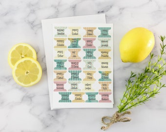 Bible Tabs / Bible tabs peel and Stick Double Sided Books of Bible Tabs / Cute Adhesive Bible Tabs / "Fall 2"