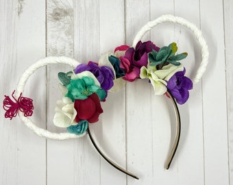 Encanto Mickey Ears headband /Mirabel Madrigal Mickey ears / Mirabel Ears / Disney Mickey Ears/Encanto Mickey Ears