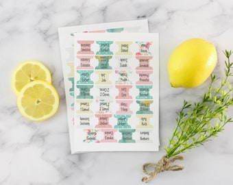Bible Tabs / "Bright-2" Bible tabs peel and Stick Double Sided Books of Bible Tabs / Cute Adhesive Bible Tabs
