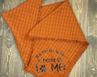 Small Dog Thanksgiving Bandana / fall bandana