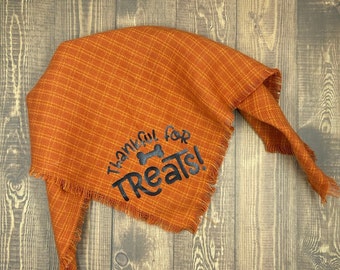 Small Dog Thanksgiving Bandana / fall bandana