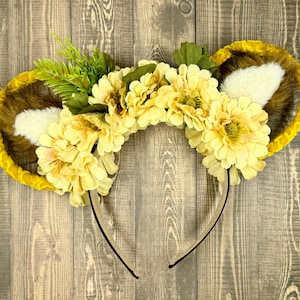 Animal Kingdom Mickey Ears / Disney world Mickey ears / lion  mickey ears headband lion king Simba