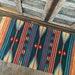 Green and Gold Aztec Rug, Tribal Rug, Southwestern Throw Rug, Kilim ...