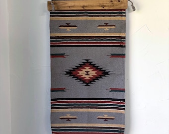 Southwest diamond Wall Tapestry : Southwestern Boho Decor small (20x40) Hanger Not included