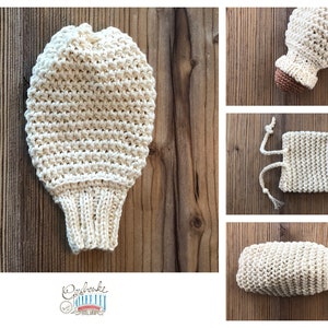 gehäkelte Miniatur-Gebärmutter in creme - Geburt-Set Teil 3/3 - Geburt-Miniatur - Mini-Uterus - Geschenk für Hebammen & Doulas