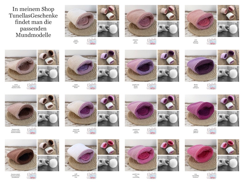 gehäkeltes Baby-Mund-Modell für Hebammen Lehrmittel in Rosa-Tönen Lehrmodell für die Stillberatung zur Demonstration des Anlegens Bild 9
