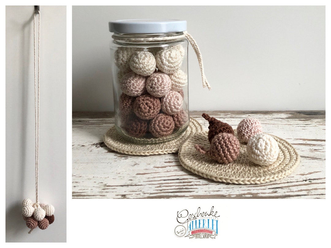 Crocheted Birth Counter in Skin Tones - Hanging Baby Counter - Tool for ...