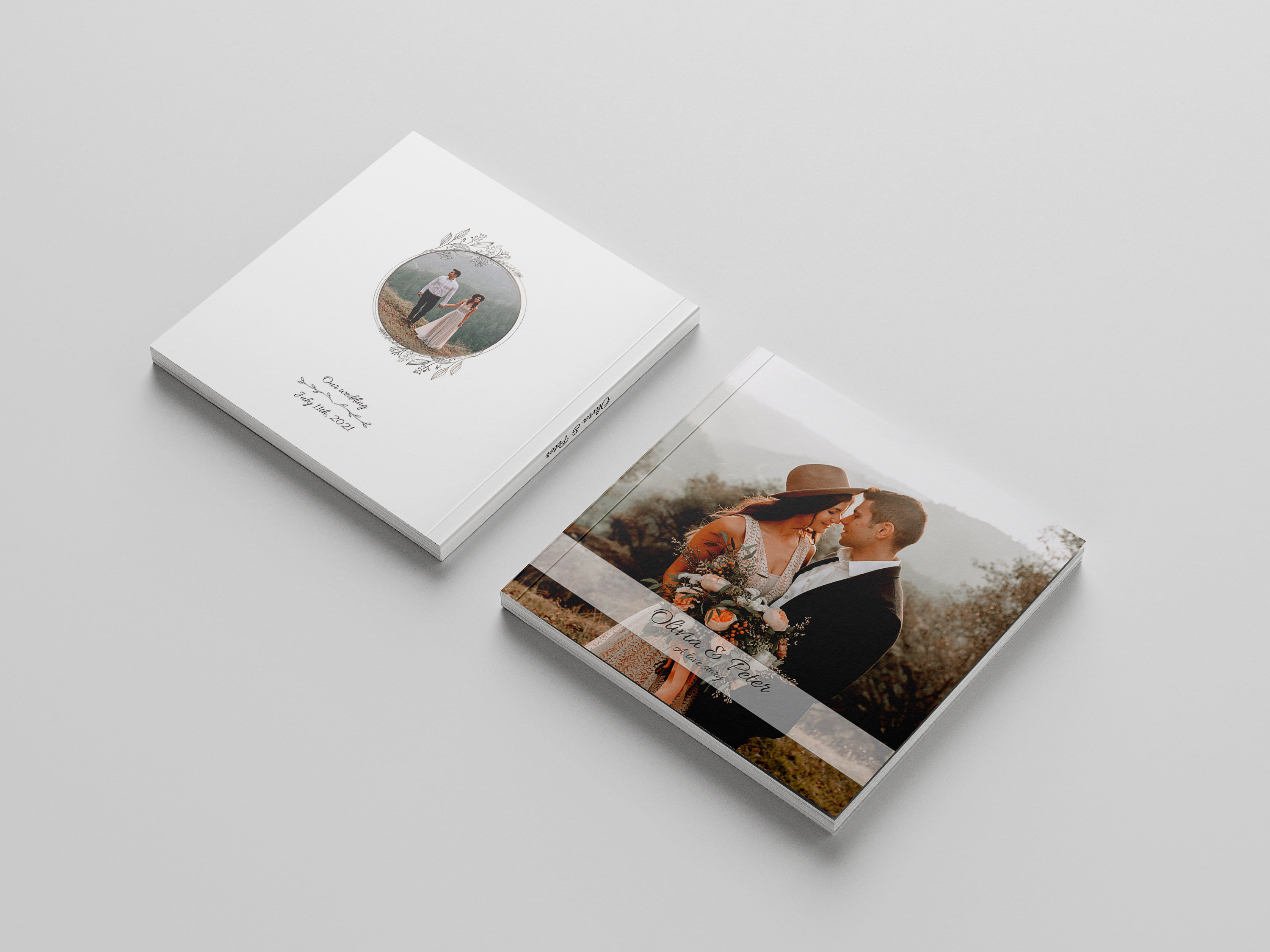 Gold Wedding Album Template By ArealPro