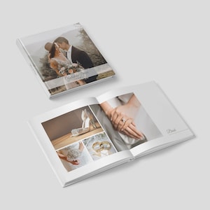 Wedding photobook, 12x12 and 8x8 Wedding Album Template, PSD Templates Included!, Photoshop Template, INSTANT DOWNLOAD!