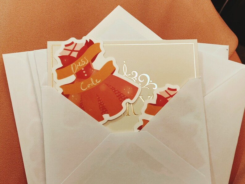 Waterproof Vinyl Dress Code Sticker image 1