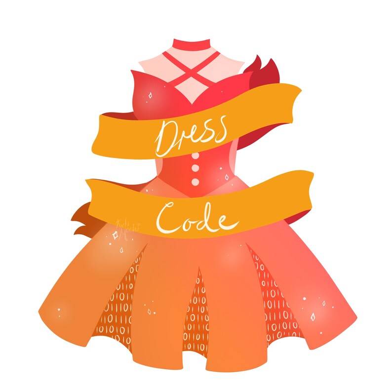 Waterproof Vinyl Dress Code Sticker image 2