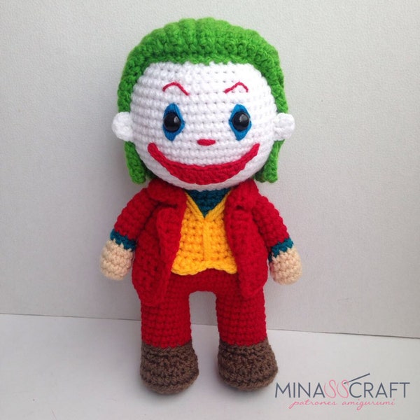 Joker Amigurumi Crochet Pattern