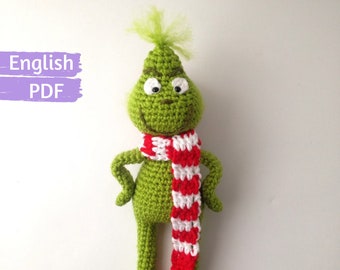 Christmas Thief with Scarf Amigurumi Crochet PDF PATTERN